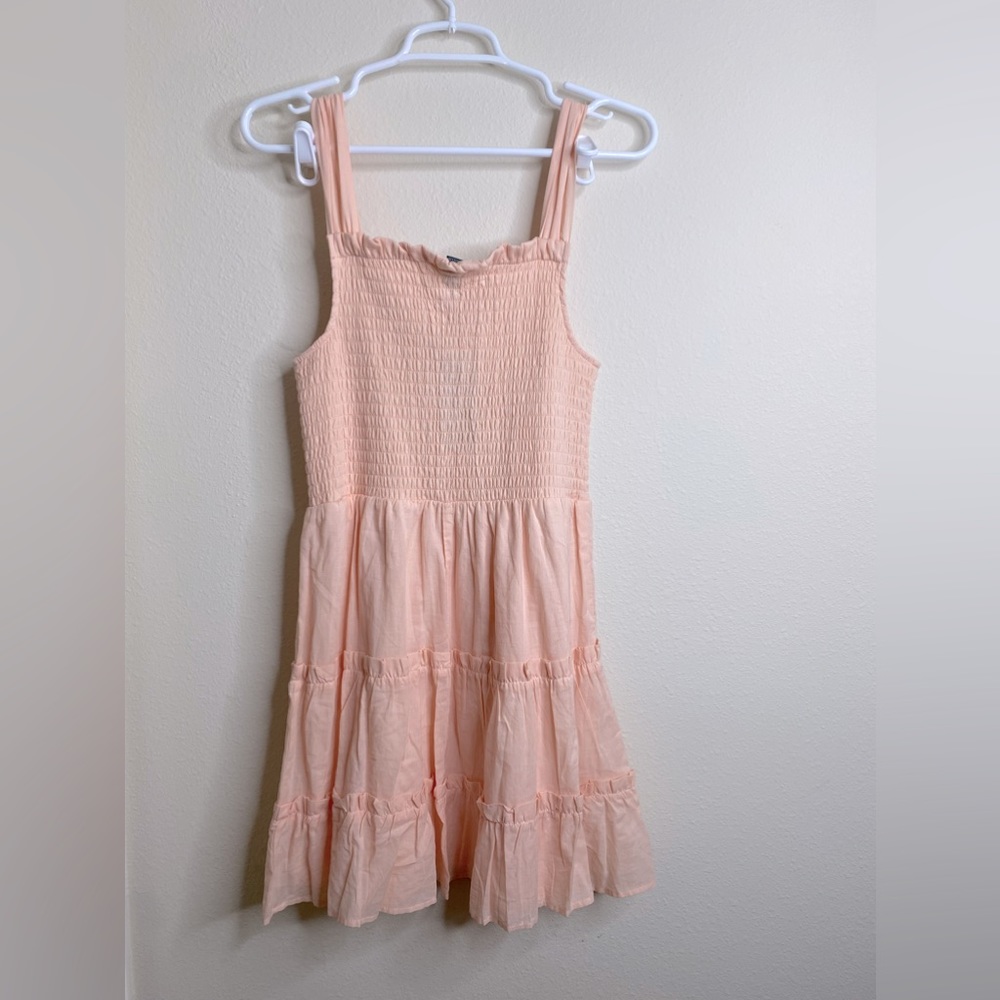 Wild Fable Mini Peach look Color Dress Ruffles Smock Tier Layered Mini dress NWT